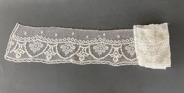 Pizzo A Filet Per Tovaglia D’altare 220 X16 Cm