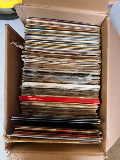 Job Lot Bundle of over 250 Vinyl Records LPs Various Great Boot Sale Opportunity