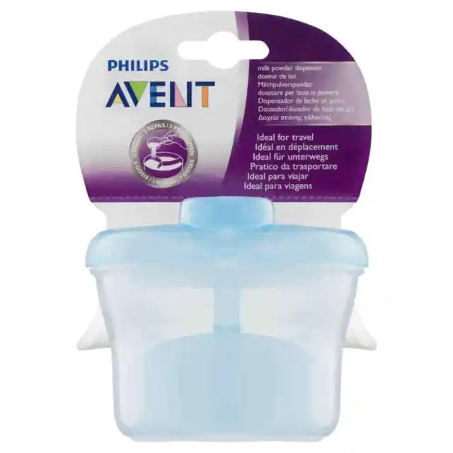 Philips Avent Milk Powder Dispenser - Blue Baby BPA Free SCF135/06