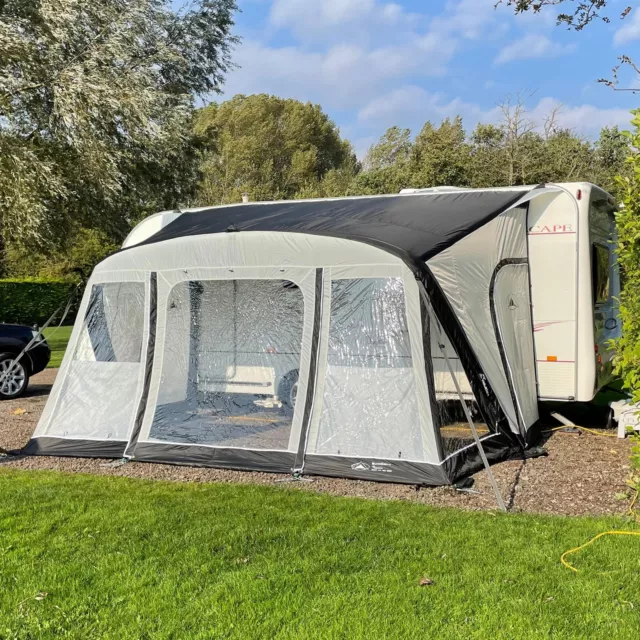 Sunncamp Caravan Awning Dash 390 Air Sc Inflatable Pump Side Canopy Extra Room