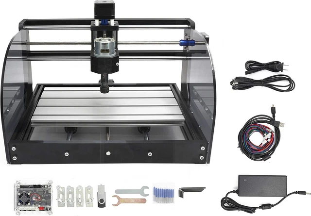 DIY CNC 3018PRO-M 3 Axis CNC Router Kit + PCB Milling, Wood Carving Engraving Ma