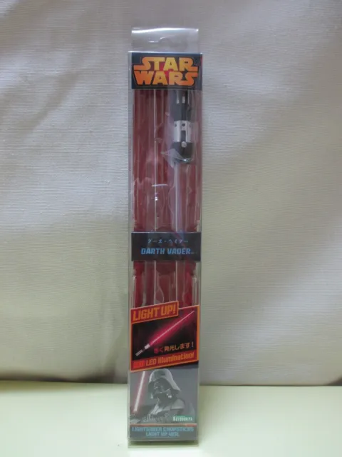 Kotobukiya Star Wars Light Saber Chopsticks Darth Vader Light Up Ver. Chop Red