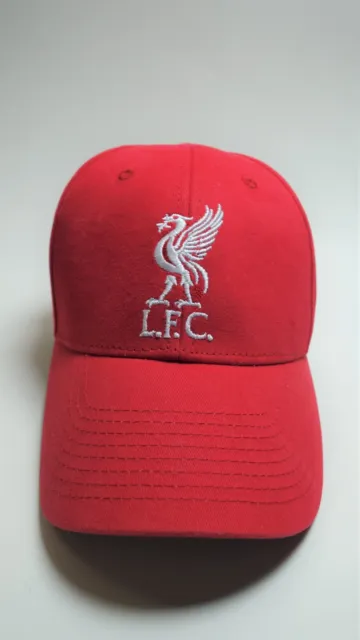 Liverpool Football Club Hat Cap LFC Red Liverbird Embroidery Adjustable RARE
