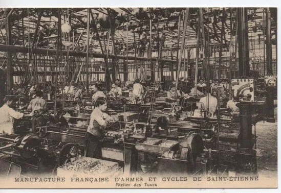 Reproduction de CPA - Manufacture Française d'armes et cycles de ST-ETIENNE