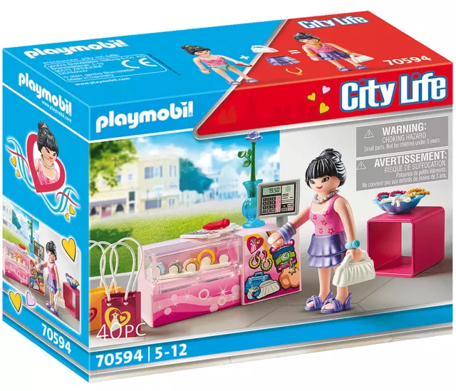 Playmobil ® 70594 La boutique accessoire de mode city life / Neuf - New - Nuevo