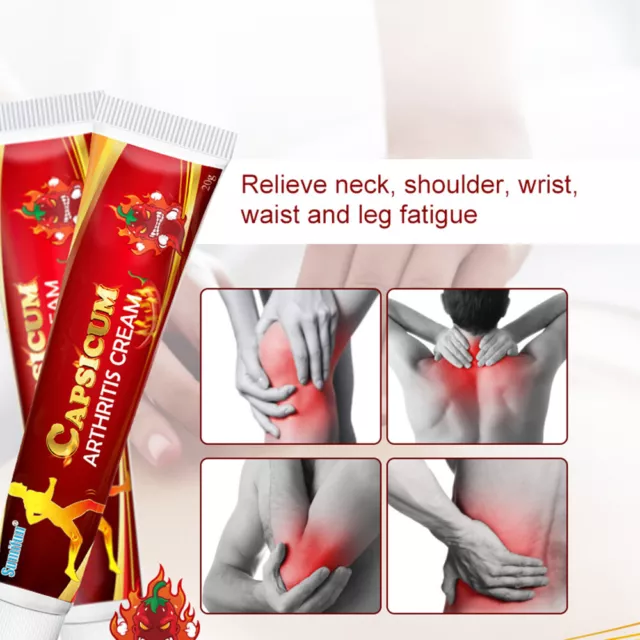 HOT Capsaicin Hot Rheumatoid Arthritis Joint Knee Pain Relief Capsicum Cream