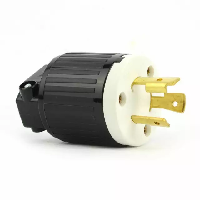 Twist Lock Electrical Plug 3 Wire, 20 Amps, 125V, NEMA L5-20P  - YGA018