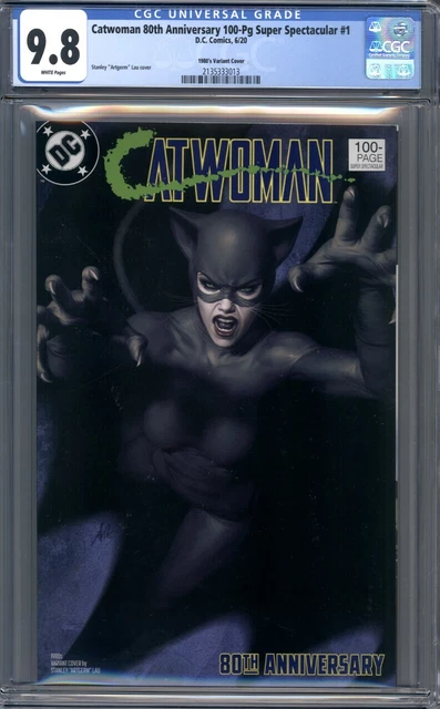 Catwoman 80th Anniversary 100-Page Super Spectacular #1  Artgerm Variant CGC 9.8