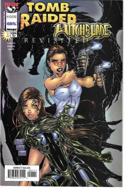 Tomb Raider Witchblade Revisted #1 (1998) Michael Turner Top Cow F/VF