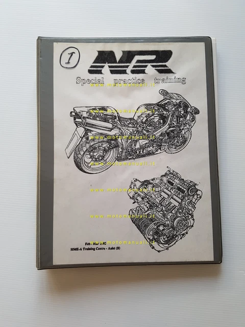 Honda NR 750 Corso aggiornamento 1992 manuale officina originale workshop manual