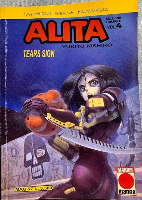 Alita L'Angelo della Battaglia vol.4 Tears Sign di Yukito Kishiro 1997 Marvel
