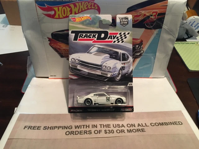 Hot Wheels Trackday '70 Chevy Chevelle Real Riders Car Culture Vhtf!!! Hot Wheels Trackday '70 Chevy Chevelle Real Riders Car Culture Vhtf!!!