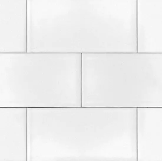 White 3x6 Shiny Glossy Ceramic Subway Tile Backsplash Wall Floor KITCHEN or BATH