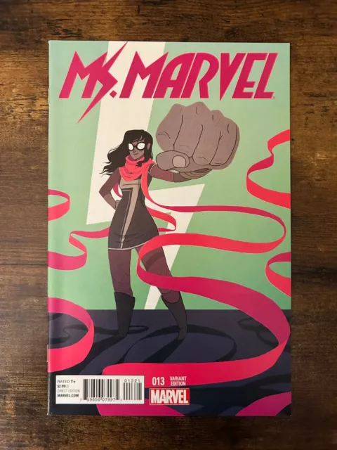 Ms. Marvel Vol. 3 #13 Noelle Stevenson Variant Marvel Comics (2015) 9.2 NM-