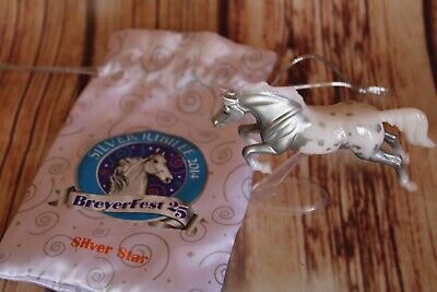 711178 Breyer Horse Stablemate, Silver 25th Anniversary 2014, Warmblood Jumper.
