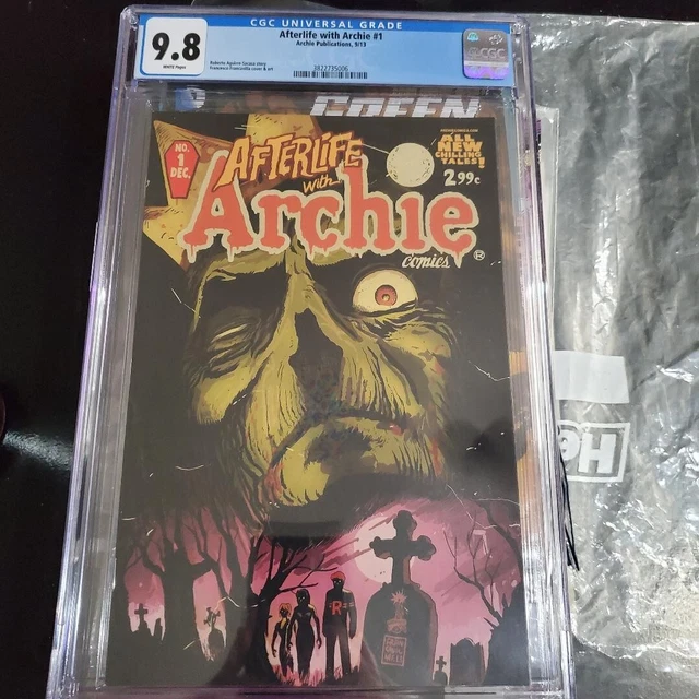 Afterlife With Archie #1 CGC 9.8 White Pages NM/MT Key Grail