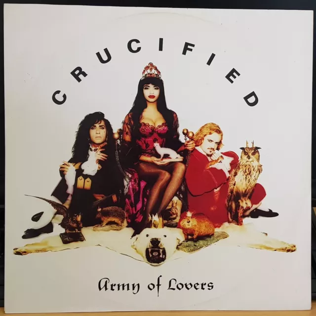Army Of Lovers – Crucified - 1991 12" single record excellent, cover VG