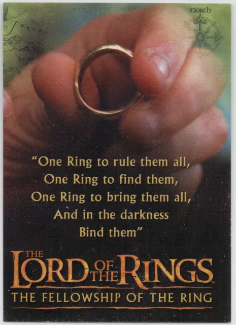 LotR Lord of the Rings Movie Cards The Fellowship of the Ring Preview C1 Aust/NZ