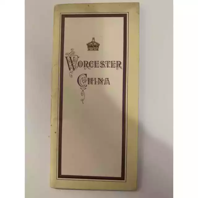 Worcester China - A guide through the Worcester Royal Porcelain Works Booklet