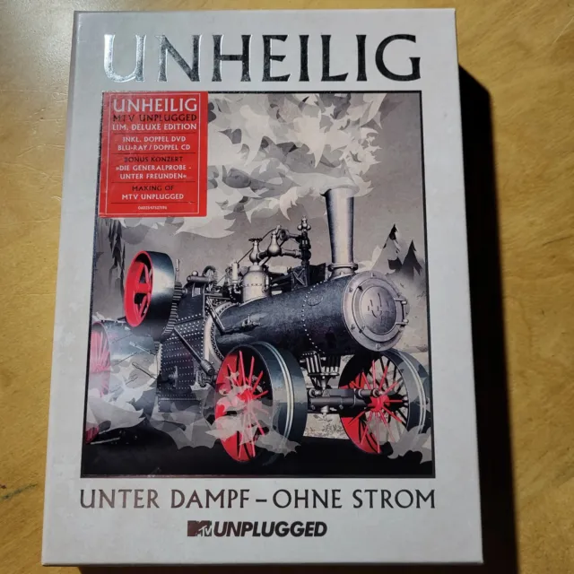 Unheilig # Unter Dampf - Ohne Strom # Lim. 5 Cd/Dvd/Blu-Ray-Edition # Wie Neu !