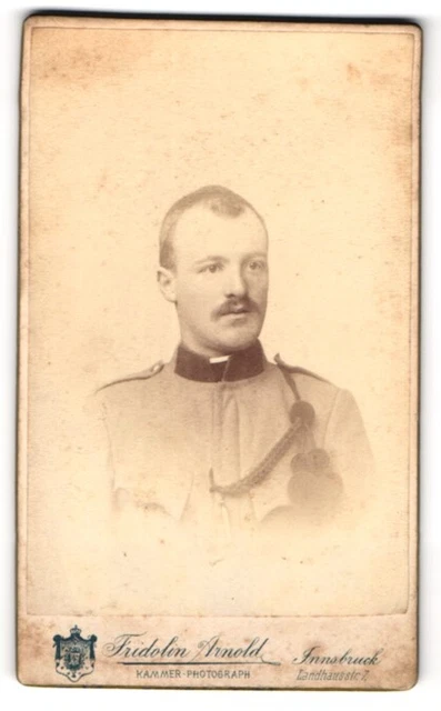 Fotografie Fridolin Arnold, Innsbruck, Landhausstraße 7, Österr. Soldat mit Sch
