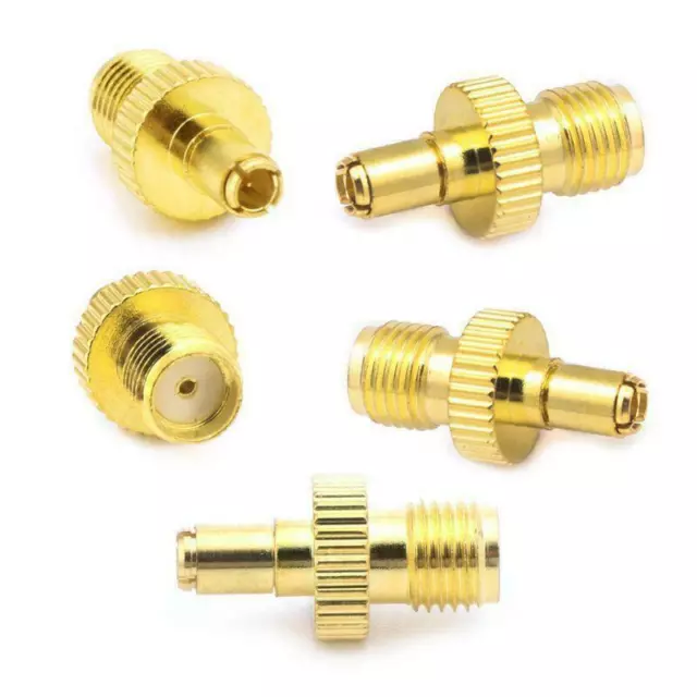 FLYXM SMA Female To TS9 Male RF Connector Coaxial Adapter Straight Gold Plated