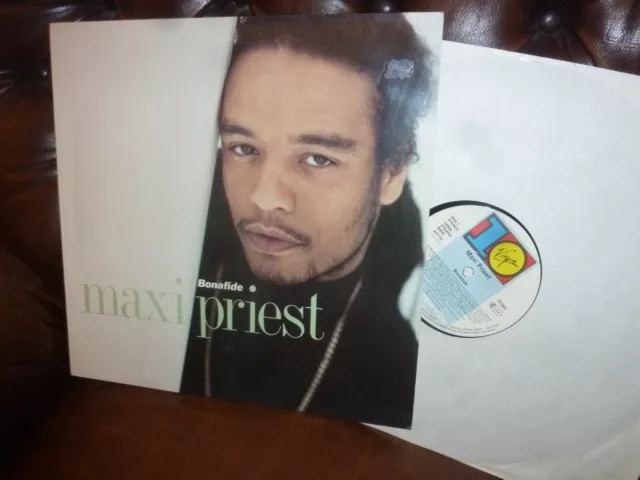 Maxi Priest, Bonafide, Reggae Hip Hop, German Virgin 210 797  LP, 12" 1990