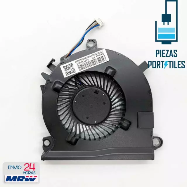 Fan Ventilador Compatible para HP P/N L77560-001 4 Pins