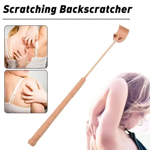 Masajeador de espalda duradero de bambú rascador de espalda madera rascador de espalda masaje