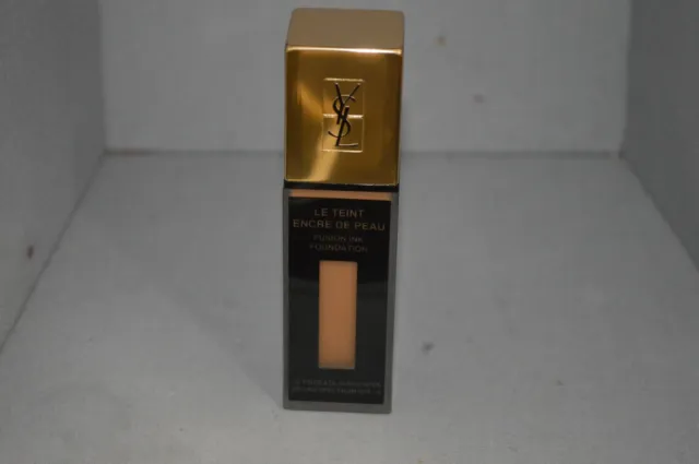 Yves Saint Laurent Fusion Ink Foundation BD65 Warm Toffee 0.84oz NWOB