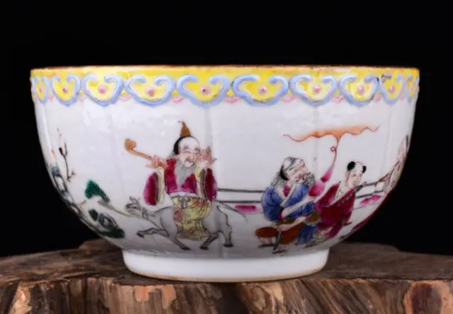 Old Chinese WuCai glaze Porcelain antique Porcelain ancient bowl