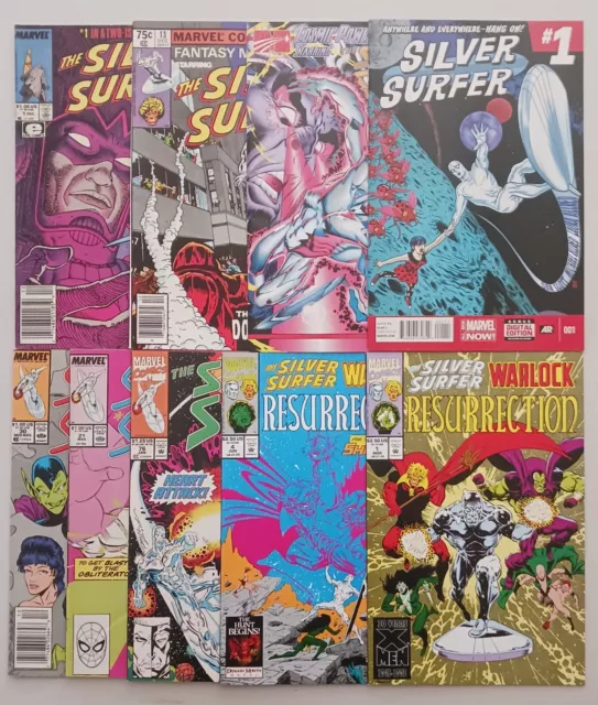 Silver Surfer (Lot of 9) (2014)#001, Cosmic Powers Unlim. #1  Plus More (Marvel)