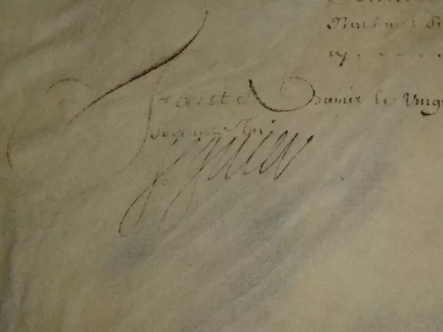 Pierre Seguier -Manuscrit signé, paiement des officiers contresigné par eux 1661 2