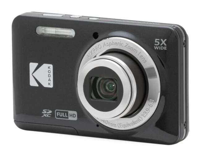 Kodak PIXPRO X55 16MP 5x Zoom Compact Camera - Black :: X55BK3  (Cameras > Digit 3
