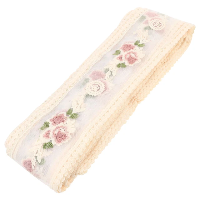 15 Yards Cotton Water Soluble Lace Bride Flower Trim Wedding Decor
