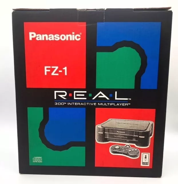 CAJA ABIERTA Panasonic 3DO REAL FZ-1 Sistema de consola funciona en japonés...