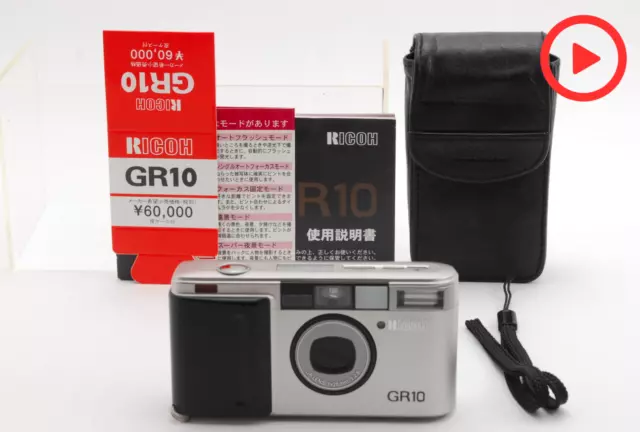 Read【Near MINT】Ricoh GR10 Silver 28mm F2.8 Point & Shoot 35mm Film Camera JAPAN