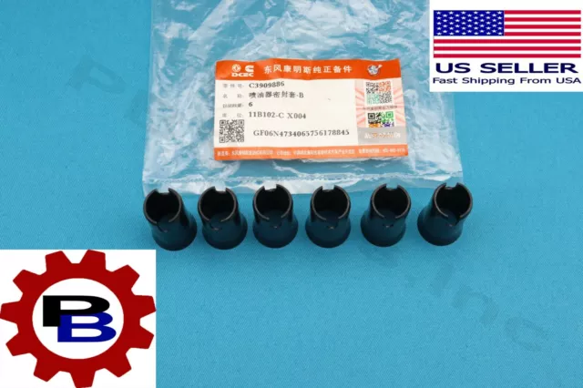 Injector dust seals 3909886 Qty 6 for Cummins 6ct