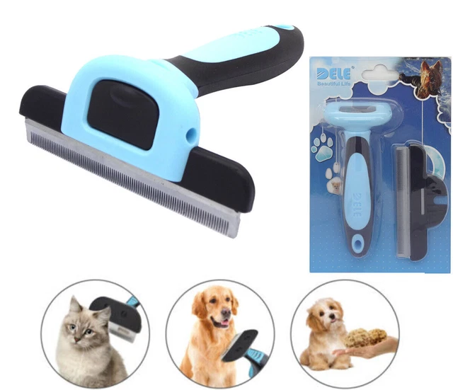 Dog Brush for Shedding-Best Cat Grooming Comb Tools Hair Pet Trimmer Clipper B