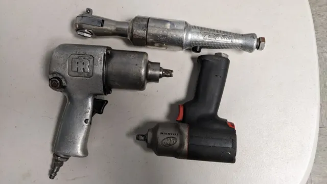 Air tools used lot Snapon Ingersoll Rand Parts Or Repair