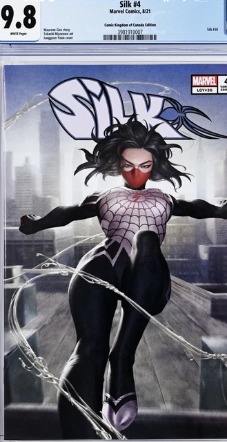 SILK #4 CGC 9.8 * Junggeun Yoon Variant * Limited 3000 Trade Dress * HTF Rare
