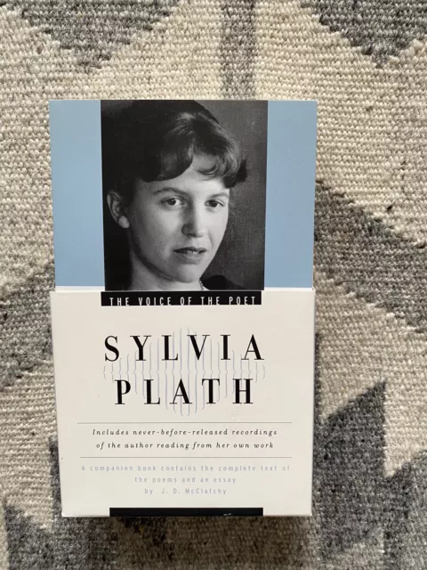 THE VOICE OF THE POET By Sylvia Plath - Cassette & Book