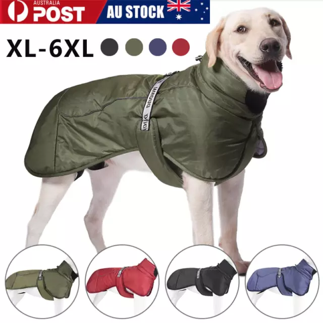 Waterproof Winter Warm Large Dog Clothes Pet Down Jacket Thicken Coat Windproof