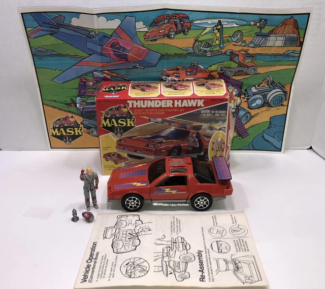 THUNDERHAWK KENNER MASK M.A.S.K car With Matt Trakker Vintage. spares