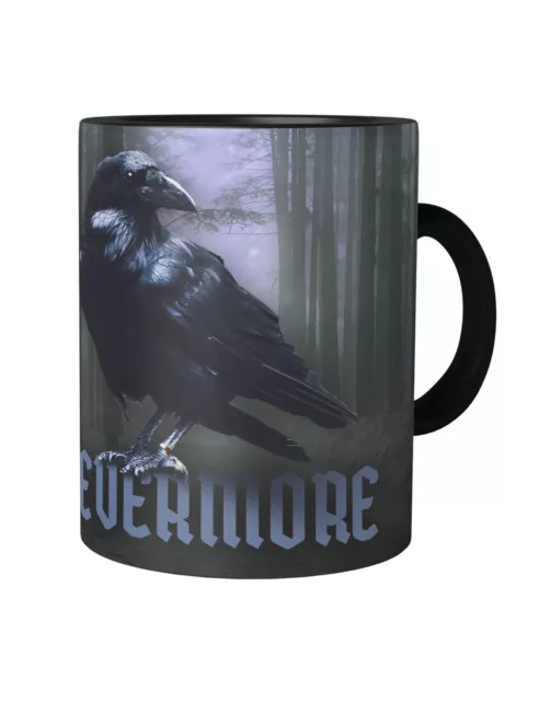 Nevermore Raven Kaffeetasse Edgar Allan Allen Symbol Poe Ravens Horror Author