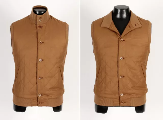 $13,500 LORO PIANA Vicuna Vicuña Vest with Silk, Cashmere, Suede - M $13,500 LORO PIANA Vicuna Vicuña Vest with Silk, Cashmere, Suede - M