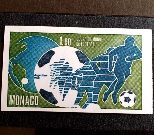 Monaco 1978 imperf - Soccer Cup - MNH - Full Issue - Yvert €75.00+