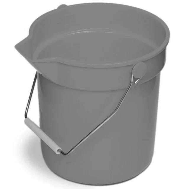 Continental 8110GY Huskee Gray 10 qt Bucket