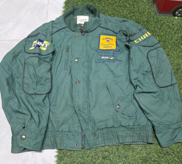 Ayrton Senna 1986 Camel Replica Embroidered Patches Suit – Cotton F1 Racing