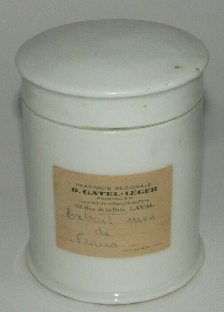 Ancien Pot à Pharmacie / Flacon Apothicaire Baccae Juniperi - Vintage
